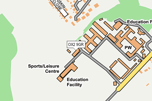 OX2 9GR map - OS OpenMap – Local (Ordnance Survey) OX2 9GR map - OS OpenMap – Local (Ordnance Survey)
