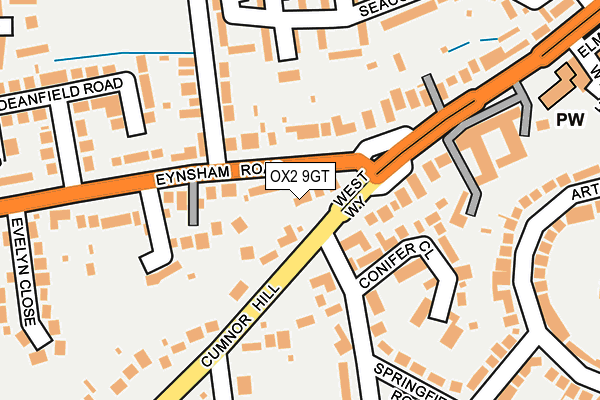 OX2 9GT map - OS OpenMap – Local (Ordnance Survey) OX2 9GT map - OS OpenMap – Local (Ordnance Survey)