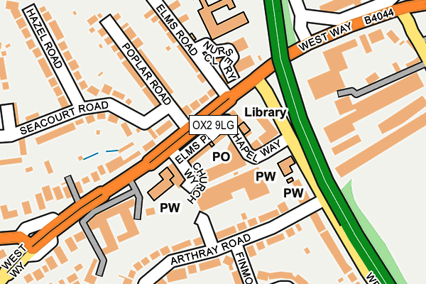 OX2 9LG map - OS OpenMap – Local (Ordnance Survey) OX2 9LG map - OS OpenMap – Local (Ordnance Survey)