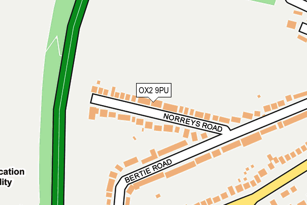 OX2 9PU map - OS OpenMap – Local (Ordnance Survey) OX2 9PU map - OS OpenMap – Local (Ordnance Survey)
