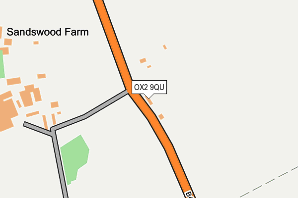 OX2 9QU map - OS OpenMap – Local (Ordnance Survey) OX2 9QU map - OS OpenMap – Local (Ordnance Survey)