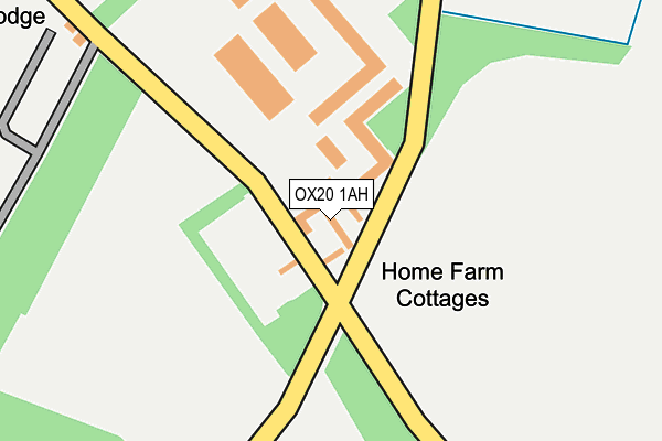 OX20 1AH map - OS OpenMap – Local (Ordnance Survey) OX20 1AH map - OS OpenMap – Local (Ordnance Survey)