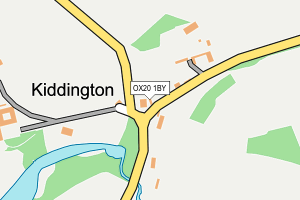 OX20 1BY map - OS OpenMap – Local (Ordnance Survey)