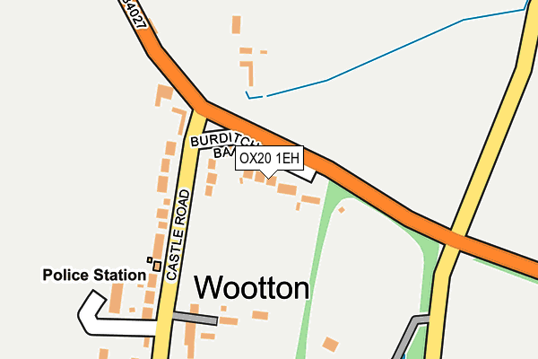 OX20 1EH map - OS OpenMap – Local (Ordnance Survey)