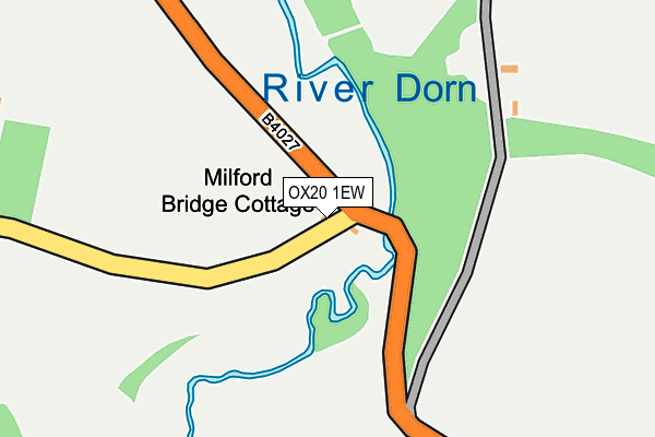 OX20 1EW map - OS OpenMap – Local (Ordnance Survey) OX20 1EW map - OS OpenMap – Local (Ordnance Survey)