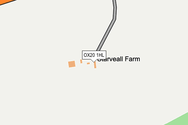 OX20 1HL map - OS OpenMap – Local (Ordnance Survey) OX20 1HL map - OS OpenMap – Local (Ordnance Survey)