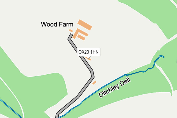 OX20 1HN map - OS OpenMap – Local (Ordnance Survey) OX20 1HN map - OS OpenMap – Local (Ordnance Survey)