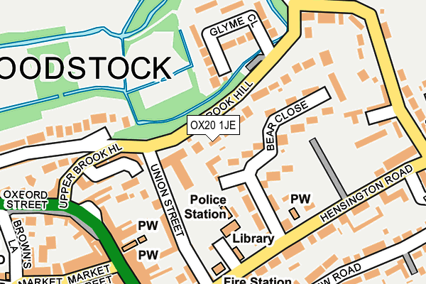 OX20 1JE map - OS OpenMap – Local (Ordnance Survey) OX20 1JE map - OS OpenMap – Local (Ordnance Survey)