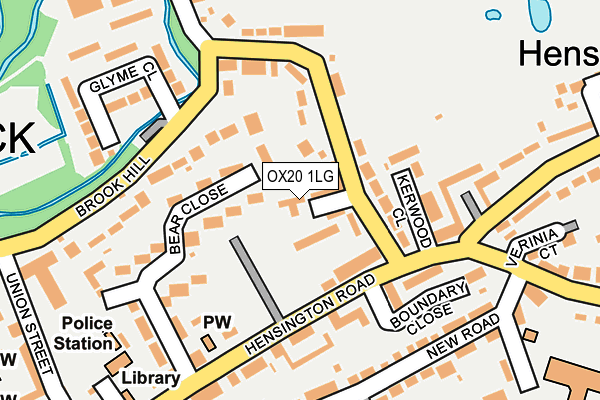 OX20 1LG map - OS OpenMap – Local (Ordnance Survey) OX20 1LG map - OS OpenMap – Local (Ordnance Survey)
