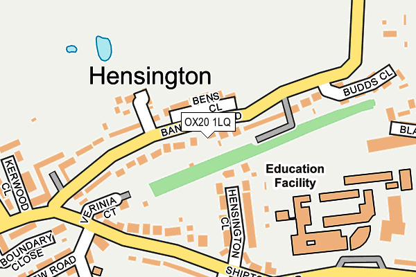 OX20 1LQ map - OS OpenMap – Local (Ordnance Survey)