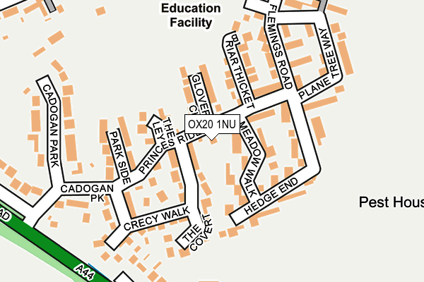 OX20 1NU map - OS OpenMap – Local (Ordnance Survey) OX20 1NU map - OS OpenMap – Local (Ordnance Survey)