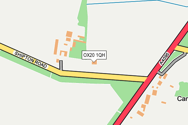 OX20 1QH map - OS OpenMap – Local (Ordnance Survey) OX20 1QH map - OS OpenMap – Local (Ordnance Survey)