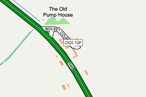 OX20 1QP map - OS OpenMap – Local (Ordnance Survey) OX20 1QP map - OS OpenMap – Local (Ordnance Survey)