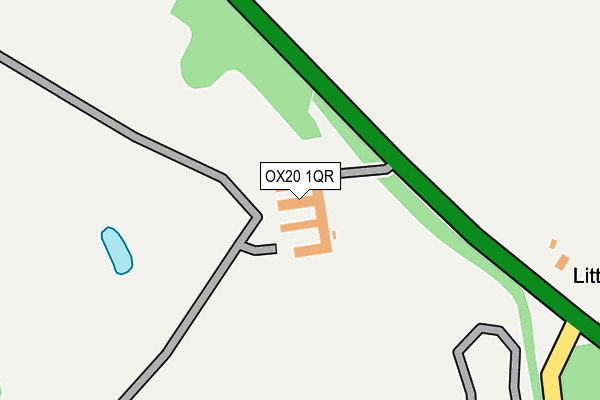 OX20 1QR map - OS OpenMap – Local (Ordnance Survey)