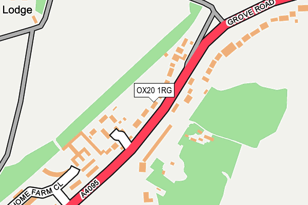 OX20 1RG map - OS OpenMap – Local (Ordnance Survey) OX20 1RG map - OS OpenMap – Local (Ordnance Survey)