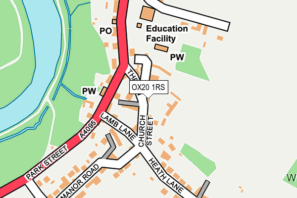 OX20 1RS map - OS OpenMap – Local (Ordnance Survey) OX20 1RS map - OS OpenMap – Local (Ordnance Survey)