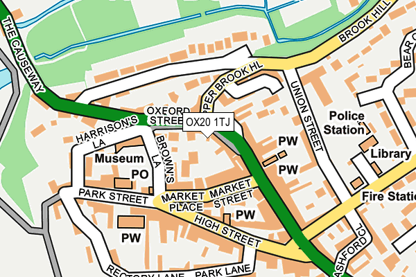 OX20 1TJ map - OS OpenMap – Local (Ordnance Survey)