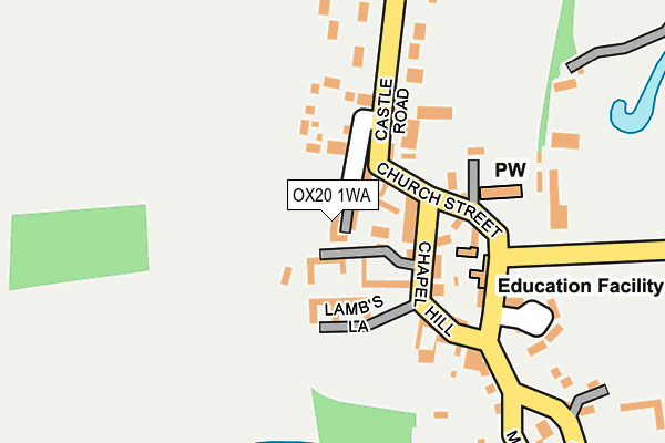 OX20 1WA map - OS OpenMap – Local (Ordnance Survey) OX20 1WA map - OS OpenMap – Local (Ordnance Survey)