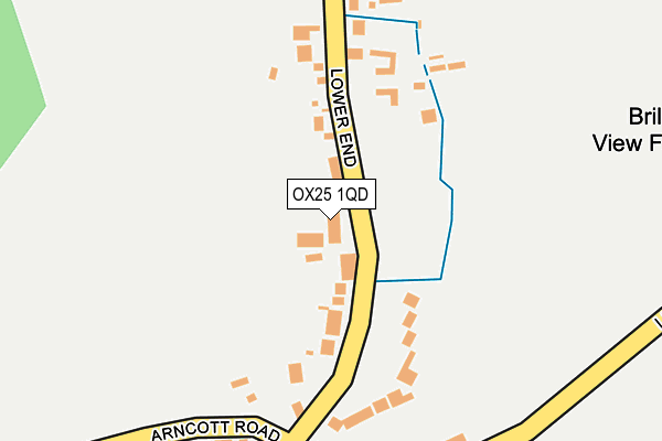 OX25 1QD map - OS OpenMap – Local (Ordnance Survey) OX25 1QD map - OS OpenMap – Local (Ordnance Survey)