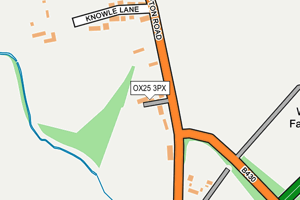 OX25 3PX map - OS OpenMap – Local (Ordnance Survey) OX25 3PX map - OS OpenMap – Local (Ordnance Survey)