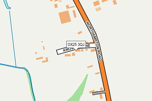 OX25 3QJ map - OS OpenMap – Local (Ordnance Survey) OX25 3QJ map - OS OpenMap – Local (Ordnance Survey)