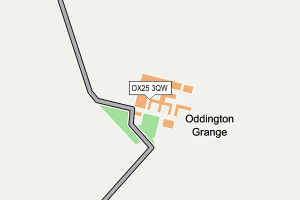 OX25 3QW map - OS OpenMap – Local (Ordnance Survey) OX25 3QW map - OS OpenMap – Local (Ordnance Survey)