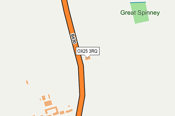 OX25 3RQ map - OS OpenMap – Local (Ordnance Survey) OX25 3RQ map - OS OpenMap – Local (Ordnance Survey)