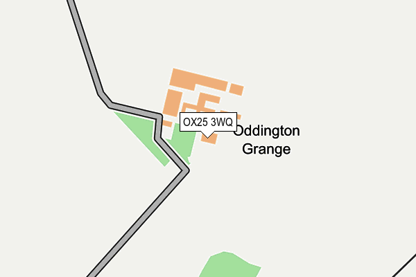 OX25 3WQ map - OS OpenMap – Local (Ordnance Survey) OX25 3WQ map - OS OpenMap – Local (Ordnance Survey)