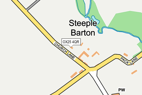 OX25 4QR map - OS OpenMap – Local (Ordnance Survey) OX25 4QR map - OS OpenMap – Local (Ordnance Survey)