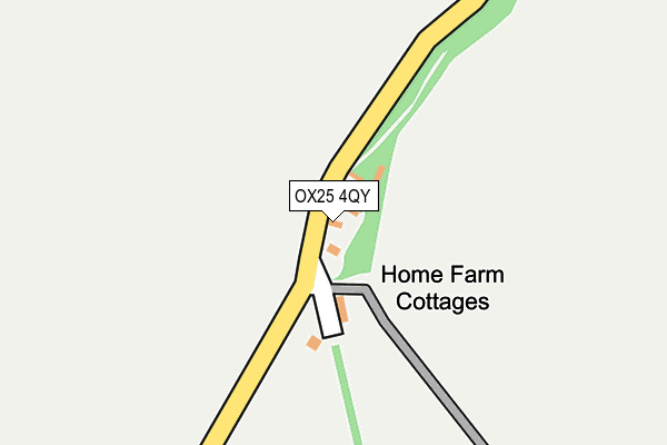 OX25 4QY map - OS OpenMap – Local (Ordnance Survey)