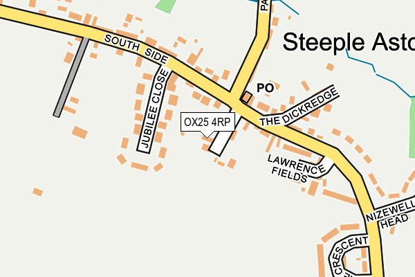 OX25 4RP map - OS OpenMap – Local (Ordnance Survey)
