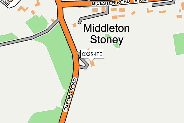 OX25 4TE map - OS OpenMap – Local (Ordnance Survey) OX25 4TE map - OS OpenMap – Local (Ordnance Survey)