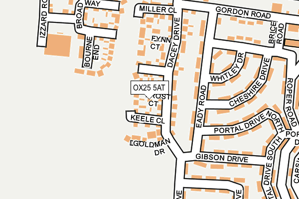 OX25 5AT map - OS OpenMap – Local (Ordnance Survey) OX25 5AT map - OS OpenMap – Local (Ordnance Survey)
