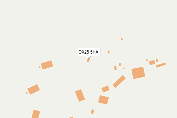 OX25 5HA map - OS OpenMap – Local (Ordnance Survey) OX25 5HA map - OS OpenMap – Local (Ordnance Survey)