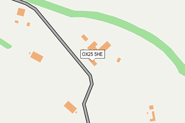 OX25 5HE map - OS OpenMap – Local (Ordnance Survey) OX25 5HE map - OS OpenMap – Local (Ordnance Survey)