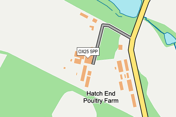OX25 5PP map - OS OpenMap – Local (Ordnance Survey) OX25 5PP map - OS OpenMap – Local (Ordnance Survey)