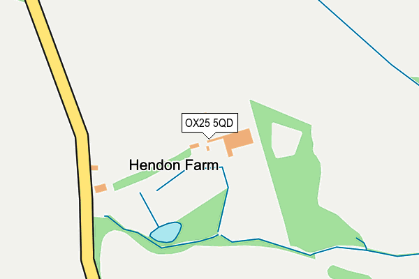 OX25 5QD map - OS OpenMap – Local (Ordnance Survey) OX25 5QD map - OS OpenMap – Local (Ordnance Survey)