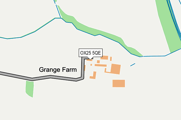 OX25 5QE map - OS OpenMap – Local (Ordnance Survey) OX25 5QE map - OS OpenMap – Local (Ordnance Survey)
