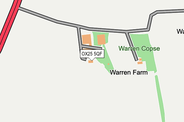 OX25 5QF map - OS OpenMap – Local (Ordnance Survey) OX25 5QF map - OS OpenMap – Local (Ordnance Survey)