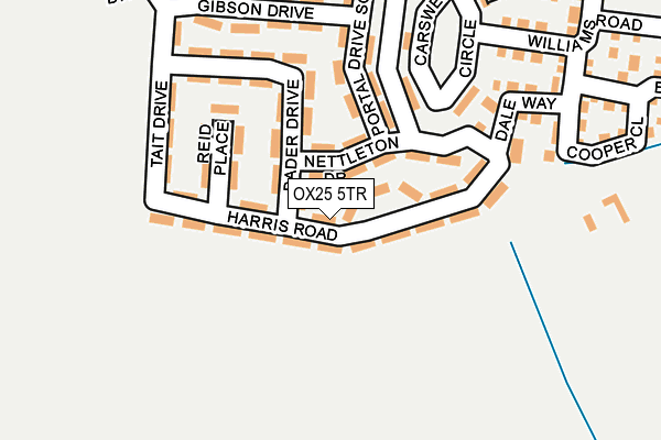 OX25 5TR map - OS OpenMap – Local (Ordnance Survey) OX25 5TR map - OS OpenMap – Local (Ordnance Survey)