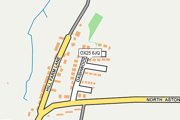 OX25 6JQ map - OS OpenMap – Local (Ordnance Survey) OX25 6JQ map - OS OpenMap – Local (Ordnance Survey)