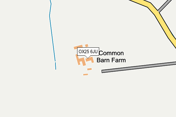 OX25 6JU map - OS OpenMap – Local (Ordnance Survey) OX25 6JU map - OS OpenMap – Local (Ordnance Survey)