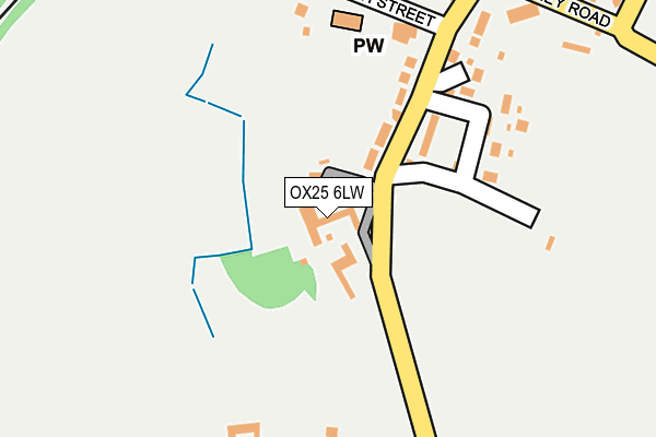 OX25 6LW map - OS OpenMap – Local (Ordnance Survey) OX25 6LW map - OS OpenMap – Local (Ordnance Survey)