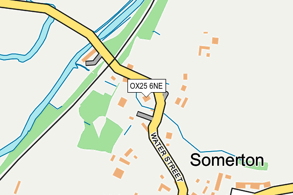 OX25 6NE map - OS OpenMap – Local (Ordnance Survey) OX25 6NE map - OS OpenMap – Local (Ordnance Survey)