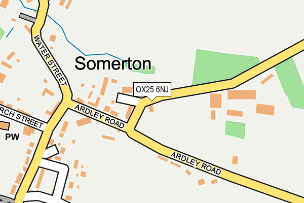OX25 6NJ map - OS OpenMap – Local (Ordnance Survey) OX25 6NJ map - OS OpenMap – Local (Ordnance Survey)