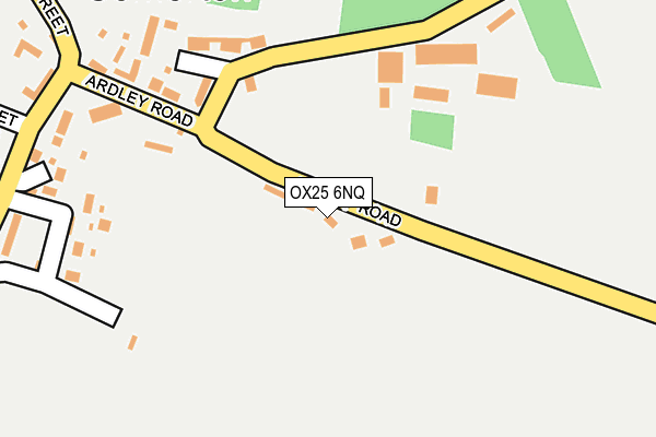 OX25 6NQ map - OS OpenMap – Local (Ordnance Survey) OX25 6NQ map - OS OpenMap – Local (Ordnance Survey)