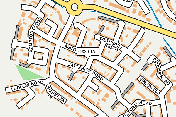 OX26 1AT map - OS OpenMap – Local (Ordnance Survey) OX26 1AT map - OS OpenMap – Local (Ordnance Survey)