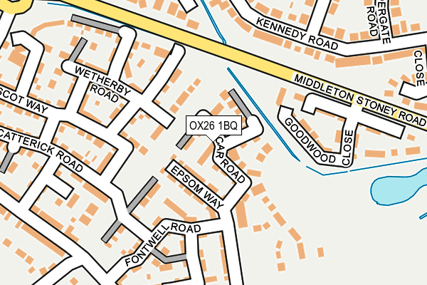 OX26 1BQ map - OS OpenMap – Local (Ordnance Survey) OX26 1BQ map - OS OpenMap – Local (Ordnance Survey)