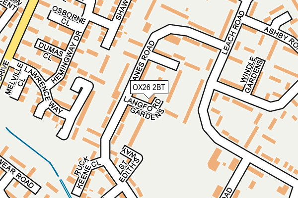 OX26 2BT map - OS OpenMap – Local (Ordnance Survey) OX26 2BT map - OS OpenMap – Local (Ordnance Survey)