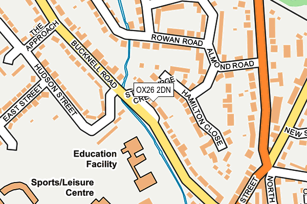 OX26 2DN map - OS OpenMap – Local (Ordnance Survey) OX26 2DN map - OS OpenMap – Local (Ordnance Survey)